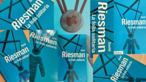Carattere, identità e società - Collage copertina libro di Riesman