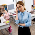 La depressione negli insegnanti.